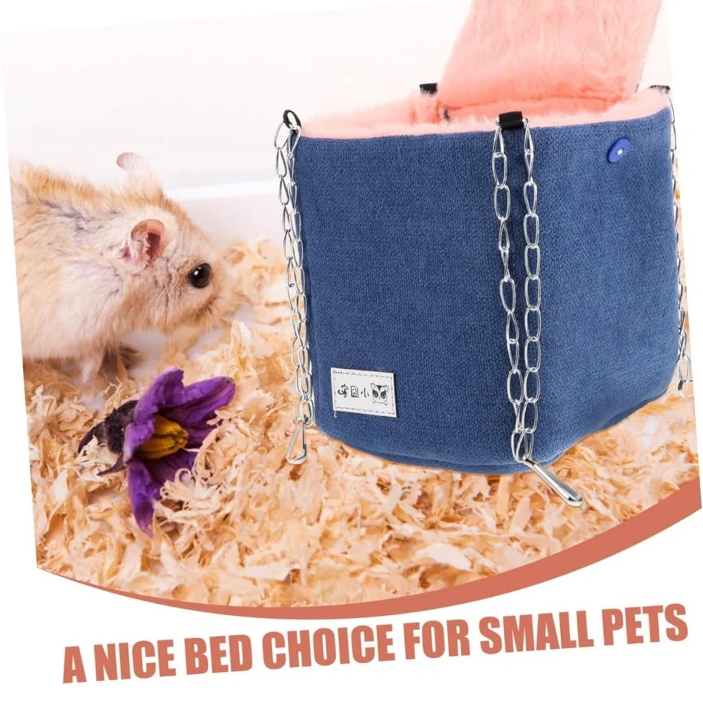Milisten Hamster Cotton Nest Warm Bird Nest Hamster Hanging Hammock Cage Hamster